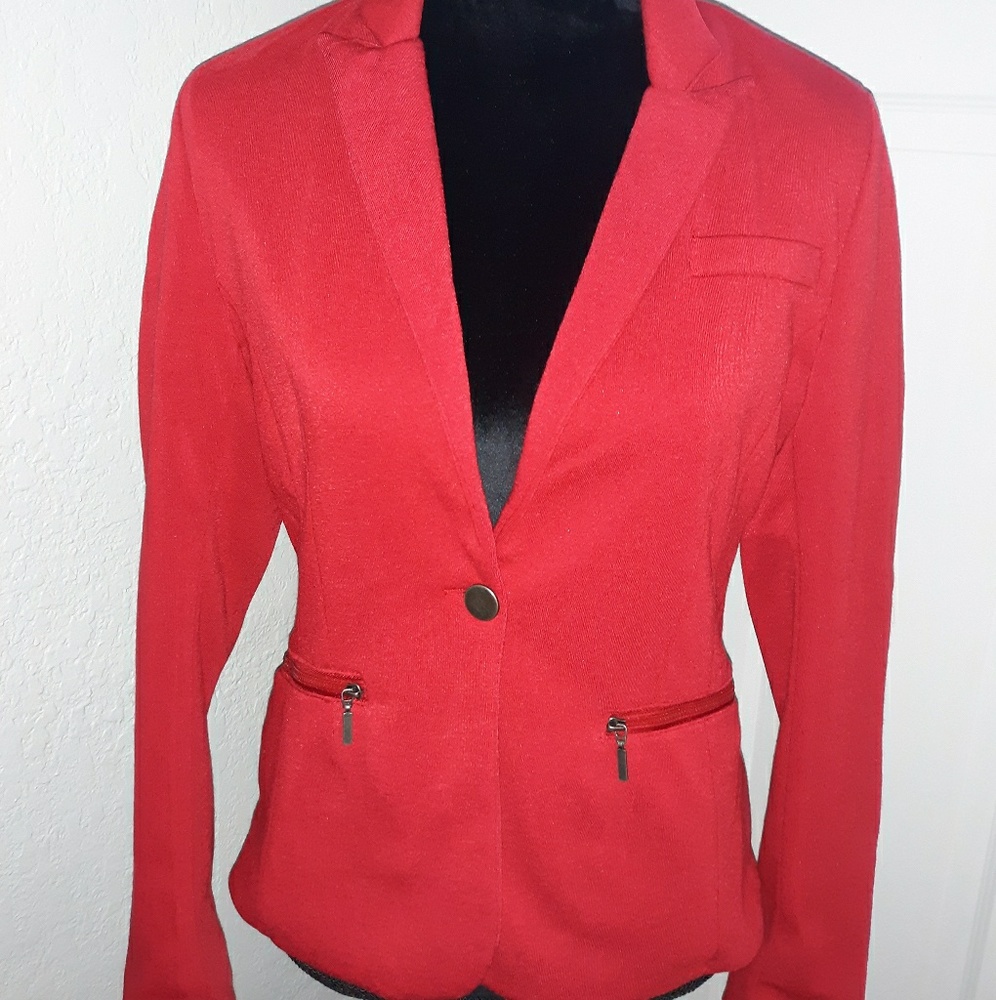 Cherry Red Blazer